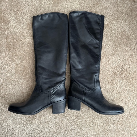 SAM EDELMAN Loren leather riding boots - Picture 1 of 5